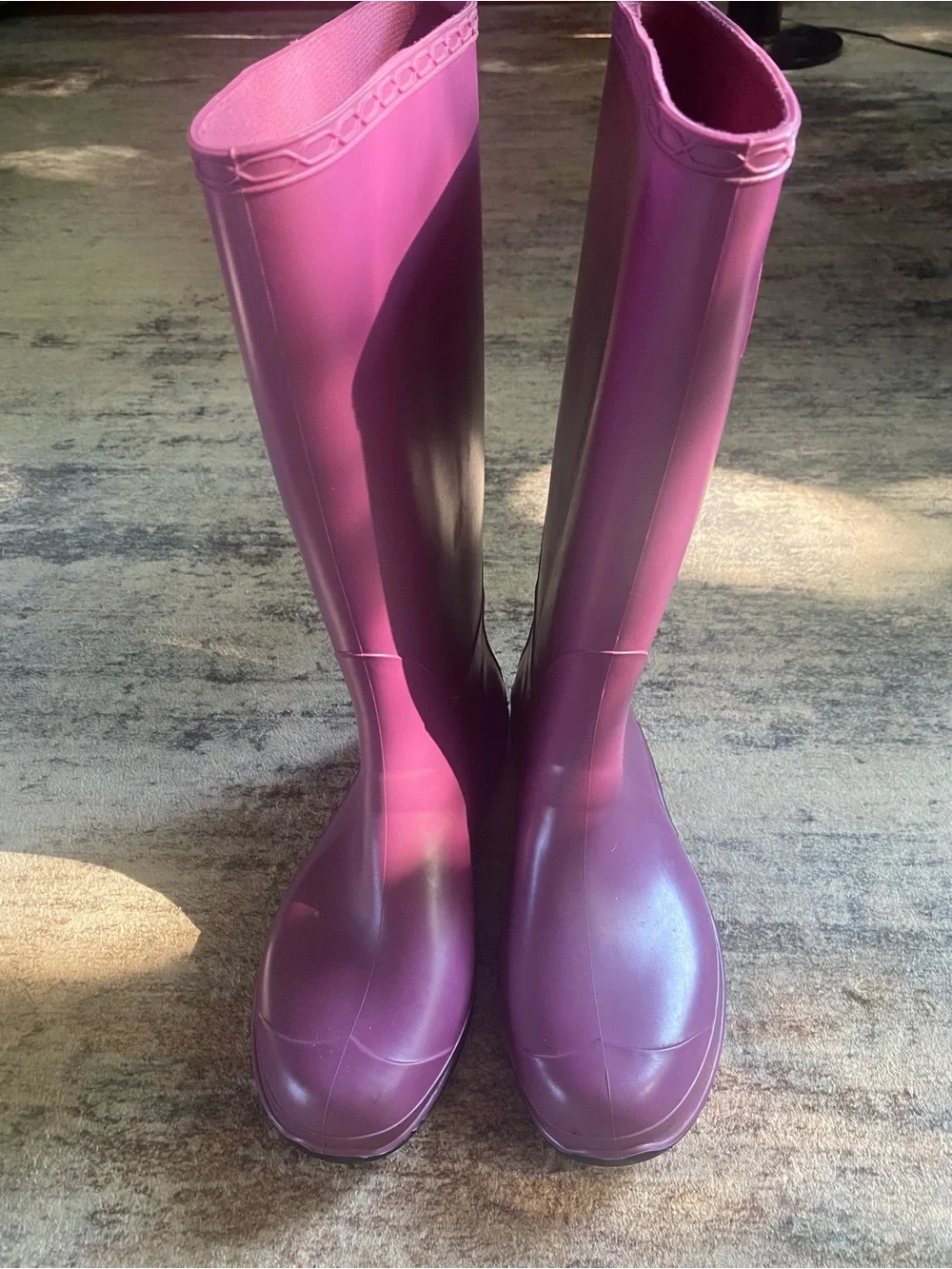 Kamik Women's Purple Mid-Calf Waterproof Rain Boots